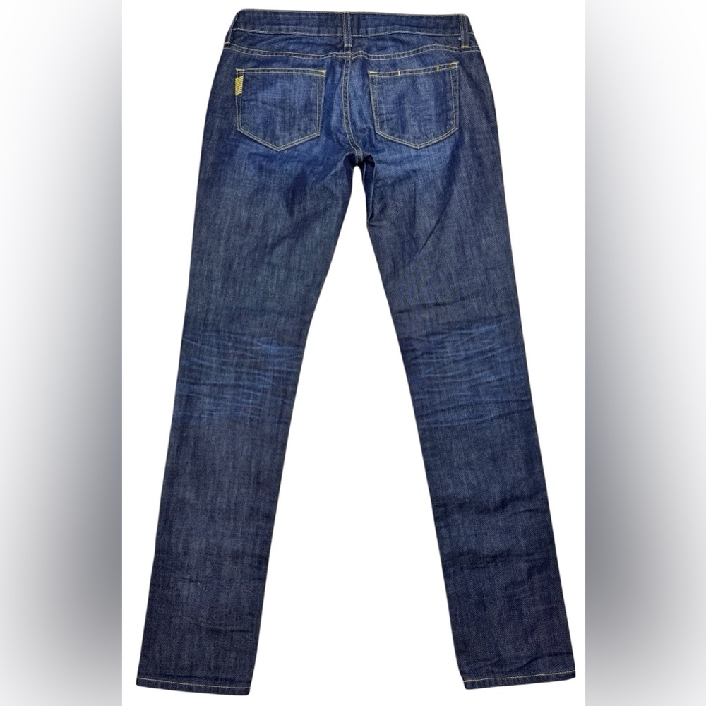 PAIGE Jimmy Jimmy Skinny Low Rise Dark Wash Jeans Womens 25 - Picture 8 of 13